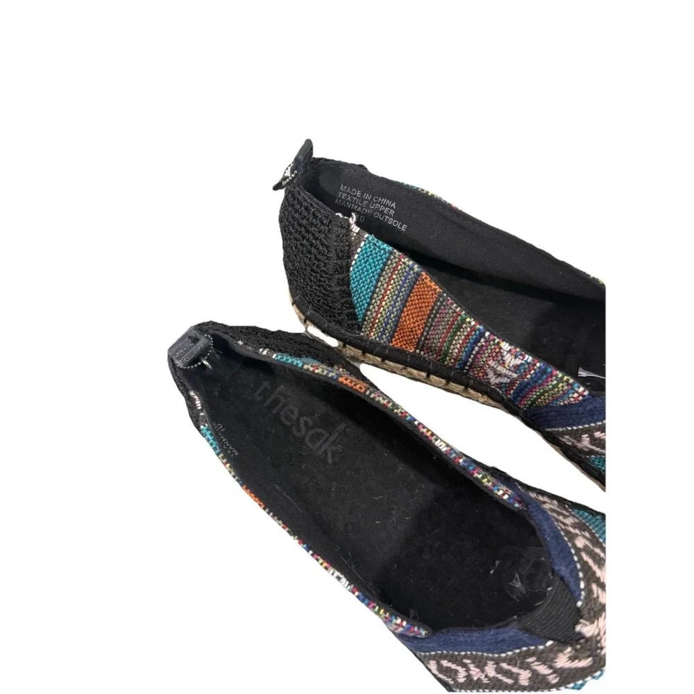The Sak Ella Espadrilles Aztec Stripe Multicolor Slip On Boho Womens 10